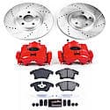 Front Carbon-Fiber Ceramic Disc Pad And Rotor: Brake Kit, Z23 Daily Driver with Calipers