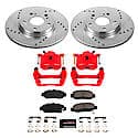 Front Carbon-Fiber Ceramic Disc Pad And Rotor: Brake Kit, Z23 Daily Driver with Calipers