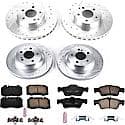 Front And Rear Carbon-Fiber Ceramic Disc Pad And Rotor: Brake Kit, Z23 Daily Driver