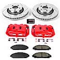 Front Carbon-Fiber Ceramic Disc Pad And Rotor: Brake Kit, Z23 Daily Driver with Calipers