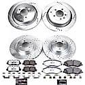 Front And Rear Carbon-Fiber Ceramic Disc Pad And Rotor: Brake Kit, Z36 Truck And Tow