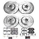 Front And Rear Carbon-Fiber Ceramic Disc Pad And Rotor: Brake Kit, Z36 Truck And Tow