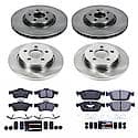 Front And Rear Carbon-Fiber Metallic Disc Pad And Rotor: Brake Kit, Track Day Spec High-Performance