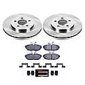 Rear Carbon-Fiber & Metallic Pad Compound Disc Pad And Rotor: Brake Kit, Track Day High-Performance