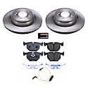 Rear Carbon-Fiber & Metallic Pad Compound Disc Pad And Rotor: Brake Kit, Track Day High-Performance