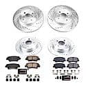 Front And Rear Carbon-Fiber Ceramic Disc Pad And Rotor: Brake Kit, Z23 Daily Driver