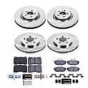 Front And Rear Carbon-Fiber Metallic Disc Pad And Rotor: Brake Kit, Track Day High-Performance