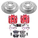 Rear Carbon-Fiber Ceramic Disc Pad And Rotor: Brake Kit, Z23 Daily Driver with Calipers