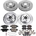 Front And Rear Carbon-Fiber Ceramic Disc Pad And Rotor: Brake Kit, Z23 Daily Driver