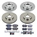 Front And Rear Carbon-Fiber Metallic Disc Pad And Rotor: Brake Kit, Track Day High-Performance