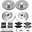 Front And Rear Carbon-Fiber Ceramic Disc Pad And Rotor: Brake Kit, Z23 Daily Driver