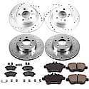 Front And Rear Carbon-Fiber Ceramic Disc Pad And Rotor: Brake Kit, Z23 Daily Driver