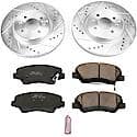 Front Carbon-Fiber Ceramic Disc Pad And Rotor: Brake Kit, Z23 Daily Driver