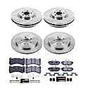 Front And Rear Carbon-Fiber Metallic Disc Pad And Rotor: Brake Kit, Track Day High-Performance