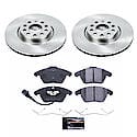 Front Carbon-Fiber Metallic Disc Pad And Rotor: Brake Kit, Track Day Spec High-Performance