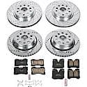 Front And Rear Carbon-Fiber Ceramic Disc Pad And Rotor: Brake Kit, Z23 Daily Driver