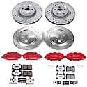 Front and Rear Disc Pad and Rotor: Disc Brake Kit, C26, with Calipers