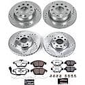 Z26 Street Performance Ceramic Brake Pad and Drilled & Slotted Rotor Kit