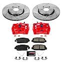 Front Carbon-Fiber Ceramic Disc Pad And Rotor: Brake Kit, Z23 Daily Driver with Calipers