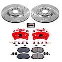 Front Carbon-Fiber Ceramic Disc Pad And Rotor: Brake Kit, Z23 Daily Driver with Calipers