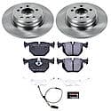 Rear Carbon-Fiber & Metallic Pad Compound Disc Pad And Rotor: Brake Kit, Track Day High-Performance