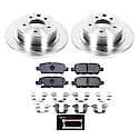 Rear Carbon-Fiber & Metallic Pad Compound Disc Pad And Rotor: Brake Kit, Track Day High-Performance