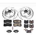 Front And Rear Carbon-Fiber Ceramic Disc Pad And Rotor: Brake Kit, Z23 Daily Driver