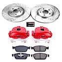 Front Carbon-Fiber Ceramic Disc Pad And Rotor: Brake Kit, Z23 Daily Driver with Calipers