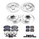 Front And Rear Carbon-Fiber Ceramic Disc Pad And Rotor: Brake Kit, Z23 Daily Driver