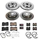 Front And Rear Carbon-Fiber Ceramic Disc Pad And Rotor: Brake Kit, Z23 Daily Driver