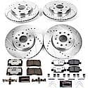 Carbon-Fiber Ceramic Disc Pad And Rotor: Brake Kit, Z26 Street Performance