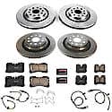 Front And Rear Carbon-Fiber Ceramic Disc Pad And Rotor: Brake Kit, Z23 Daily Driver