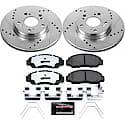 Front Carbon-Fiber Ceramic Disc Pad And Rotor: Brake Kit, Z26 Street Performance