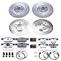 Front And Rear Carbon-Fiber Ceramic Disc Pad And Rotor: Brake Kit, Z36 Truck And Tow