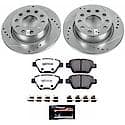 Z26 Street Performance Ceramic Brake Pad and Drilled & Slotted Rotor Kit