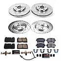 Front And Rear Carbon-Fiber Ceramic Disc Pad And Rotor: Brake Kit, Z23 Daily Driver