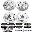 Front And Rear Carbon-Fiber Ceramic Disc Pad And Rotor: Brake Kit, Z23 Daily Driver