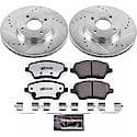 Carbon-Fiber Ceramic Disc Pad And Rotor: Brake Kit, Z26 Street Performance