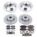 Front And Rear Carbon-Fiber Ceramic Disc Pad And Rotor: Brake Kit, Z23 Daily Driver