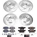 Front And Rear Carbon-Fiber Ceramic Disc Pad And Rotor: Brake Kit, Z23 Daily Driver