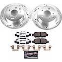 Rear Carbon-Fiber Ceramic Disc Pad And Rotor: Brake Kit, Z26 Street Performance