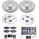 Front and Rear Disc Pad and Rotor: Disc Brake Kit, KIT