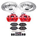 Rear Carbon-Fiber Ceramic Disc Pad And Rotor: Brake Kit, Z23 Daily Driver with Calipers