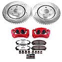 Front Carbon-Fiber Ceramic Disc Pad And Rotor: Brake Kit, Z36 Truck And Tow W/Calipers