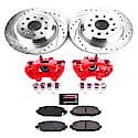 Rear Carbon-Fiber Ceramic Disc Pad And Rotor: Brake Kit, Z23 Daily Driver with Calipers