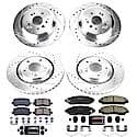 Front And Rear Carbon-Fiber Ceramic Disc Pad And Rotor: Brake Kit, Z23 Daily Driver