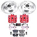 Rear Carbon-Fiber Ceramic Disc Pad And Rotor: Brake Kit, Z23 Daily Driver with Calipers