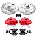 Front Carbon-Fiber Ceramic Disc Pad And Rotor: Brake Kit, Z23 Daily Driver with Calipers