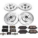 Front And Rear Carbon-Fiber Ceramic Disc Pad And Rotor: Brake Kit, Z23 Daily Driver