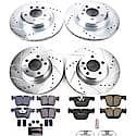 Front And Rear Carbon-Fiber Ceramic Disc Pad And Rotor: Brake Kit, Z23 Daily Driver